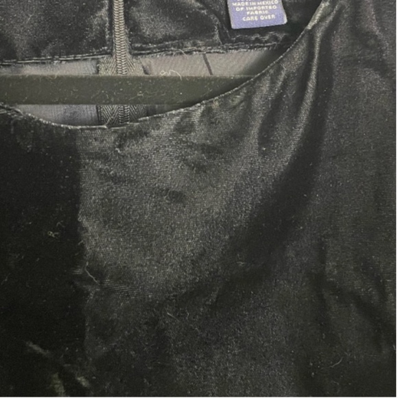 Velvet Modern Minimalist Chic Glam Romantic Classy Boxy Party Elegant Blouse - Picture 5 of 5